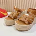 D-ior Shoes for  women 2025 platform sandals Heel height:9.5cm #A53220