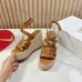 D-ior Shoes for  women 2025 platform sandals Heel height:9.5cm #A53220