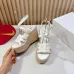 D-ior Shoes for  women 2025 platform sandals Heel height:9.5cm #A53220