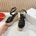 D-ior Shoes for  women 2025 platform sandals Heel height:9.5cm #A53220