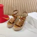 D-ior Shoes for  women 2025 platform sandals Heel height:9.5cm #A53220