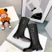 Dior 2026 AW British Style Leather Knee High Boots #B68344