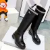 Dior 2026 AW British Style Leather Knee High Boots #B68345