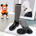 Dior 2026 AW Oblique Jacquard British‑Style Knee‑High Boots #B68346