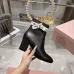 Dior J'ADIOR CD Logo Bow Chunky Heel Ankle Boots 8cm Heel #B68370