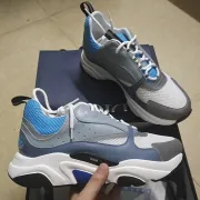 D-ior B22 White Blue Men Women D-ior Sneakers Sizes 35-46 #99116289