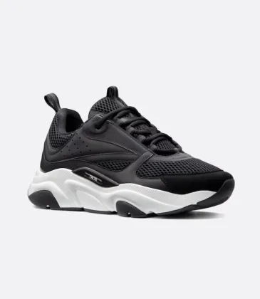 D-ior Sneakers Black Technical Mesh and Calfskin Unisex #A30387
