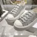 Dior Walk'n'Dior Oblique Embroidered Platform Canvas Sneakers #B68379