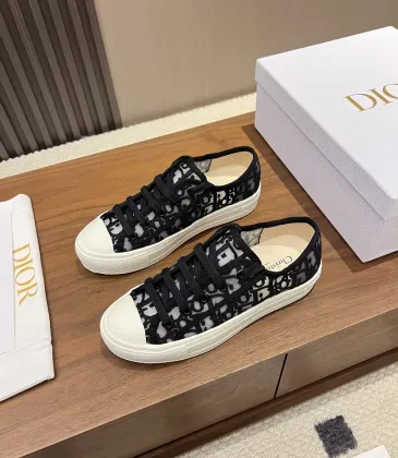 Dior Women's Oblique Embroidered Mesh Sneakers #A66049
