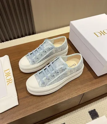 Dior Women's Oblique Embroidered Mesh Sneakers #A66051