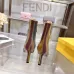 Fendi Arco Eel‑Skin Cone‑Heel Ankle Boots 8cm Heel #B68481