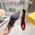 Fendi Arco Eel‑Skin Cone‑Heel Ankle Boots 8cm Heel #B68482