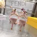 Fendi Colibri Lite FF Mesh Slingback Pointed‑Toe High Heels #B68479