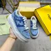 Fendi shoes for Women's Fendi Sneakers White/Blue/Orange #A49600