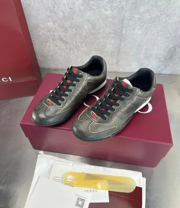 Gucci Men's Shift Series Retro Suede and Tech Fabric Sneakers #A66059
