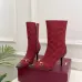 Gucci GG Monogram Pointed‑Toe High‑Heel Ankle Boots 8.5cm Heel #B68358