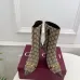 Gucci GG Monogram Pointed‑Toe High‑Heel Ankle Boots 8.5cm Heel #B68360