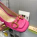Women Gucci Leather Sandals Heel height 7.5CM #A34921