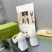 Women Gucci Leather Sandals Heel height 7.5CM #A34921