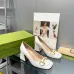 Women Gucci Leather Sandals Heel height 7.5CM #A34921