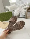 Gucci Women’s Slippers – GG Monogram Design with Horsebit Detail, Comfortable Flat Sandals for Everyday Wear #A52047