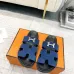 Hermes Chypre Double‑Strap Slide Sandals #B68485
