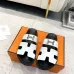 Hermes Chypre Double‑Strap Slide Sandals #B68488