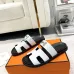 Hermes Chypre Double‑Strap Slide Sandals #B68488