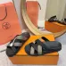 Hermes Chypre Double‑Strap Slide Sandals #B68491