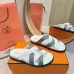Hermes Chypre Double‑Strap Slide Sandals #B68493