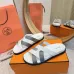 Hermes Chypre Double‑Strap Slide Sandals #B68493