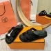 Hermes Chypre Double‑Strap Slide Sandals #B68494