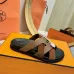 Hermes Chypre Double‑Strap Slide Sandals #B68495