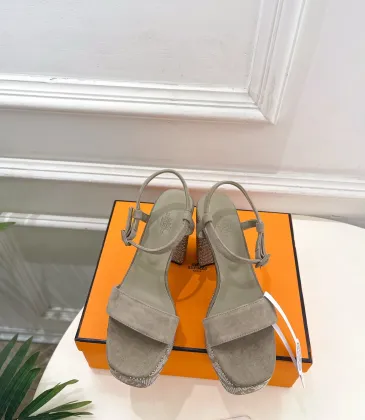 Hermes Sandals Shoes for Women's Shoes Waterproof heel #A62870 Hermes Sandals Shoes for Women's Shoes Waterproof heel #A62870