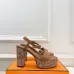 Hermes Sandals Shoes for Women's Shoes Waterproof heel #A62873