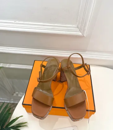 Hermes Sandals Shoes for Women's Shoes Waterproof heel #A62873 Hermes Sandals Shoes for Women's Shoes Waterproof heel #A62873