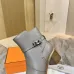 Hermès Leather Kelly Buckle Block‑Heel Ankle Boots 6cm Heel #B68415