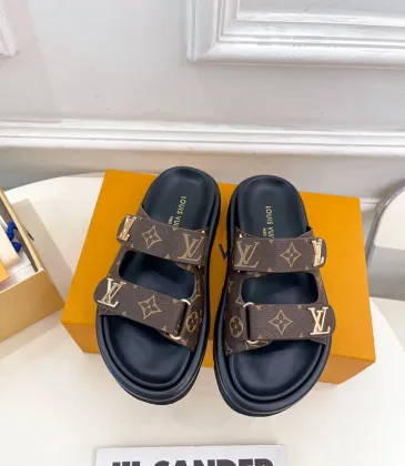 Louis Vuitton Shoes Classic couple slippers Brown #A48717 Louis Vuitton Shoes Classic couple slippers Brown #A48717