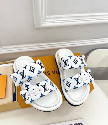 Louis Vuitton Shoes for Louis Vuitton Unisex Shoes Pool Pillow White #A48715 Louis Vuitton Shoes for Louis Vuitton Unisex Shoes Pool Pillow White #A48715