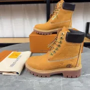 Louis Vuitton x Timberland Wheat Nubuck Monogram Boots – Unisex Luxury Workwear-Inspired Footwear 3.5CM #A44156 Louis Vuitton x Timberland Wheat Nubuck Monogram Boots – Unisex Luxury Workwear-Inspired Footwear 3.5CM #A44156