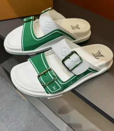 Louis Vuitton Shoes for Men's Louis Vuitton Slippers #A36210 Louis Vuitton Shoes for Men's Louis Vuitton Slippers #A36210