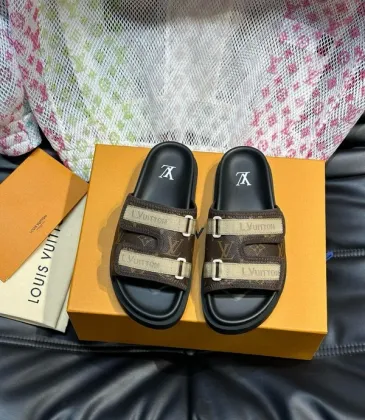 Louis Vuitton Shoes for Men's Louis Vuitton Slippers #A38485 Louis Vuitton Shoes for Men's Louis Vuitton Slippers #A38485