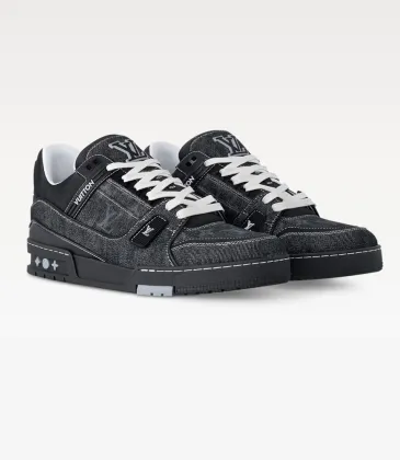 Louis Vuitton Trainer Sneakers Black #A52657 Louis Vuitton Trainer Sneakers Black #A52657