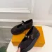 LV Metal Buckle Monogram Velvet Platform Mary Jane Shoes 4.5cm Heel #B68326