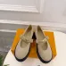 LV Metal Buckle Monogram Velvet Platform Mary Jane Shoes 4.5cm Heel #B68328