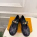 LV Metal Buckle Monogram Velvet Platform Mary Jane Shoes 4.5cm Heel #B68329