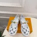 LV Metal Buckle Monogram Velvet Platform Mary Jane Shoes 4.5cm Heel #B68330