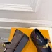 LV Metal Buckle Monogram Velvet Platform Mary Jane Shoes 4.5cm Heel #B68331