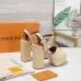 LV Chunky Heel Platform Ankle‑Strap Sandals 13cm Heel #B68426