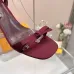 LV Crystal Heel Bow Slingback High‑Heel Sandals 7.5cm Heel #B68506